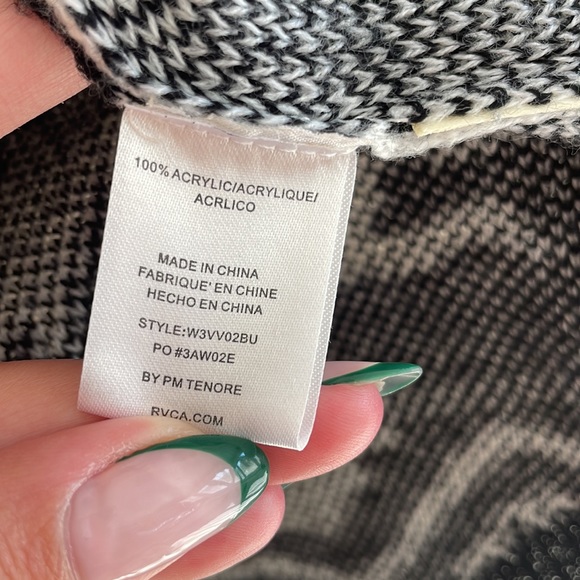 RVCA Nature V Industry Scoop Neck Sweater - Picture 5 of 7